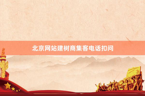 北京网站建树商集客电话扣问